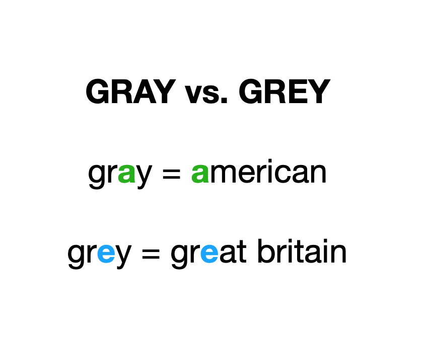 gray vs. grey