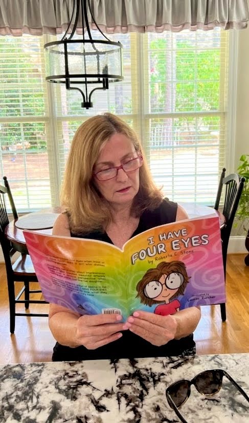 IHFE Woman with Glasses with Book